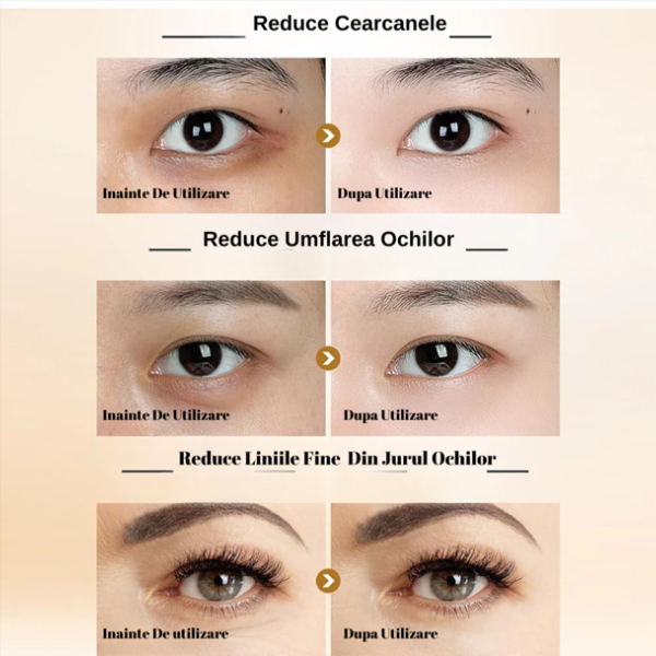 Cremă de ochi cu aur hidratantă